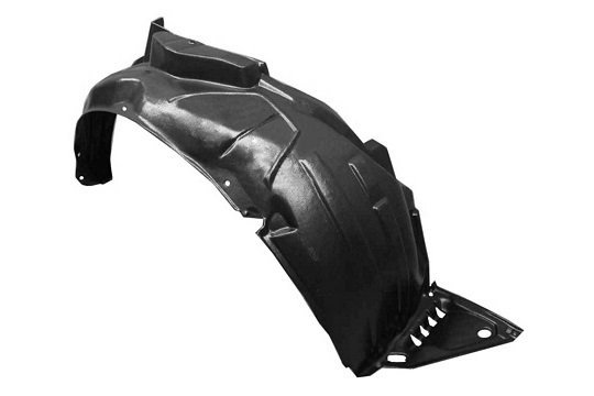 Salvabarro plástico delantero Honda Fit 2006/2008 flexible derecho