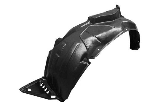 Salvabarro plástico delantero Honda Fit 2006/2008 flexible izquierdo