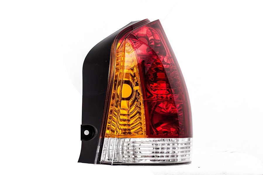 Faro trasero Fiat Palio fii 2004/2018 giro ambar c/carcaza negra derecho